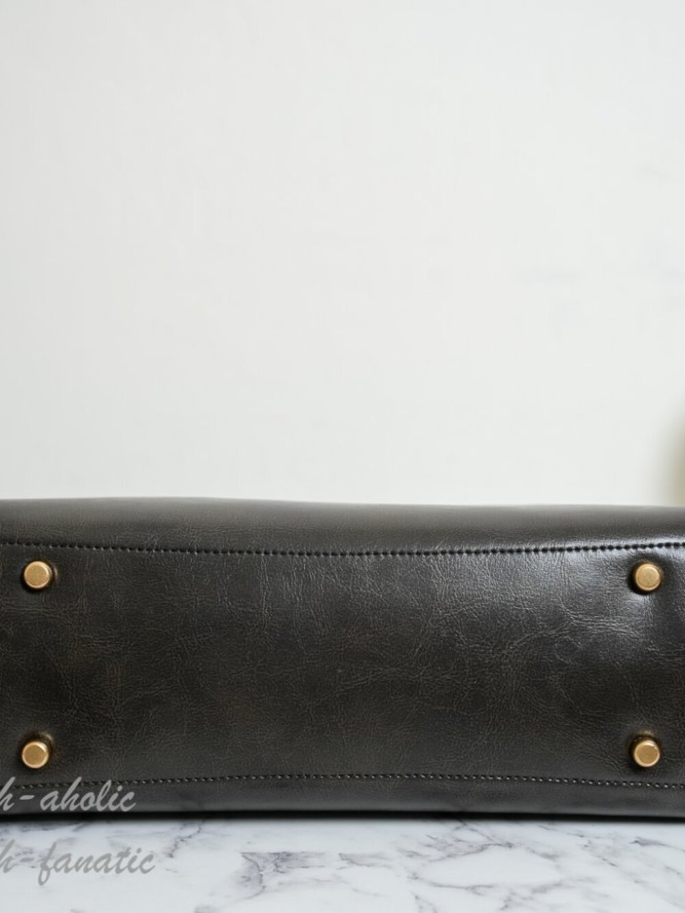 Coach Coachtopia CDU49 Bowling Shoulder Bag Upcrafted Leather Black/Chalk NWT - Picture 10 of 16